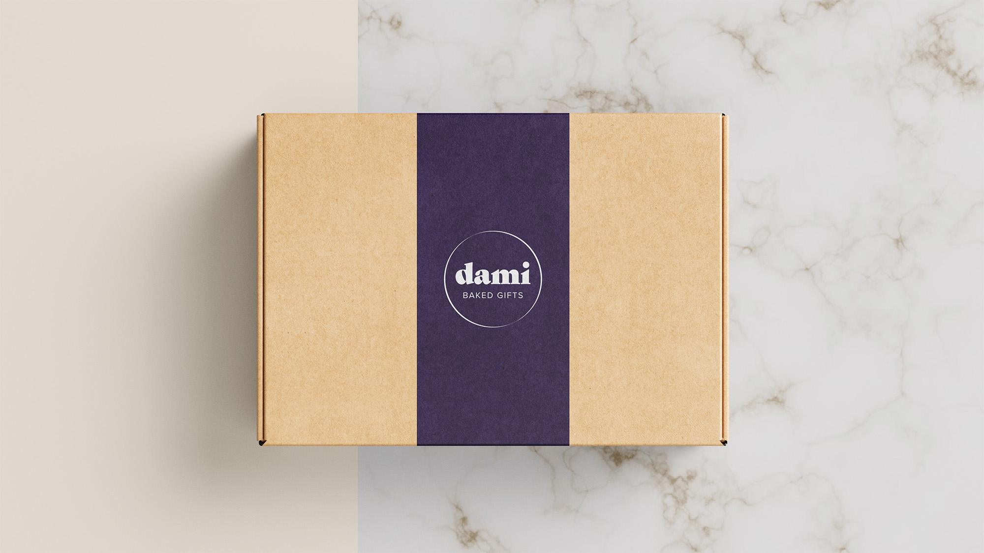 Dami Brownies packaging design by Hague & Gray based in Ross on Wye Herefordshire