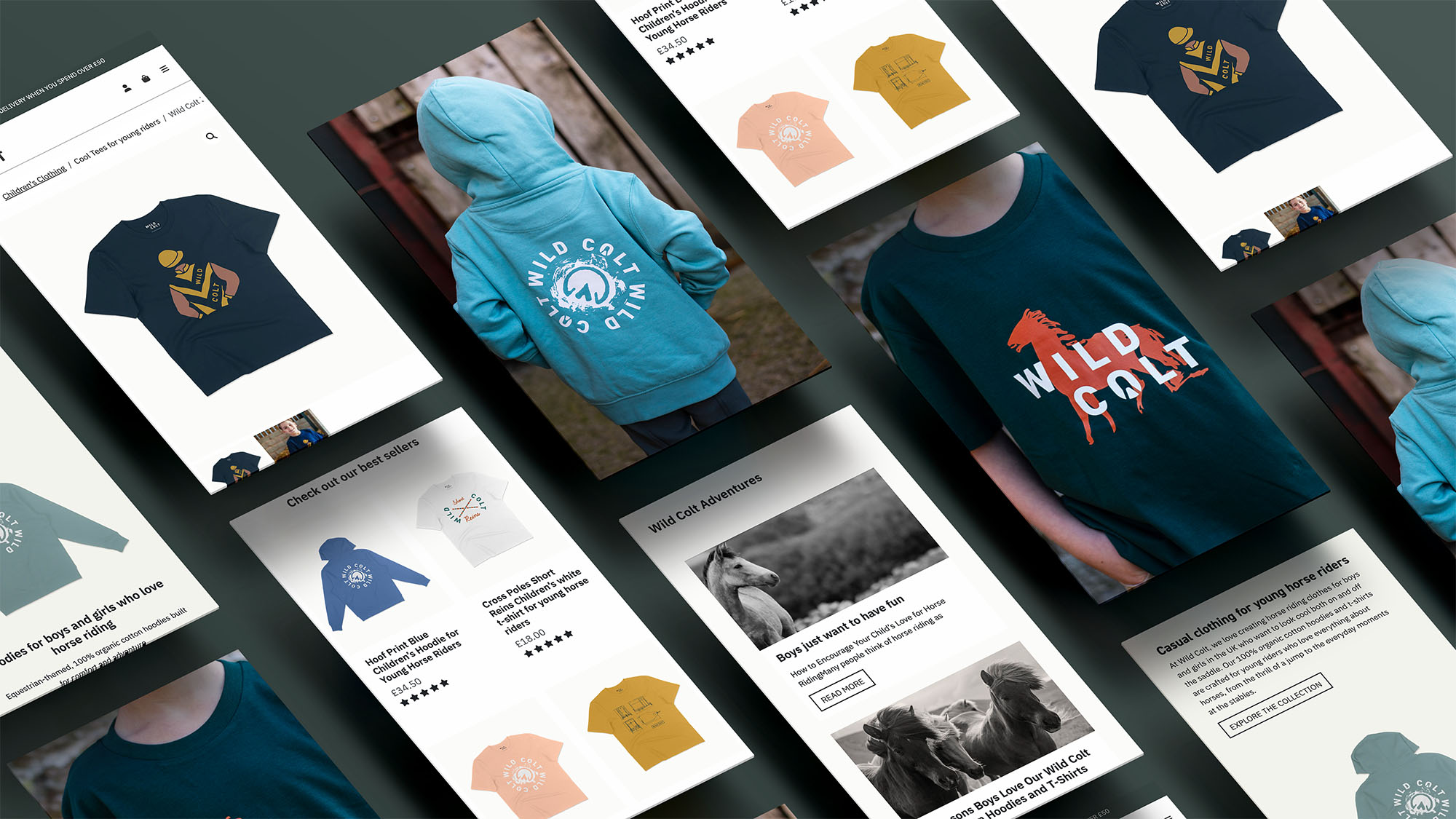 Wild Colt Ross on Wye Woocommerce Site, WordPress Website Design and Development by Hague & Gray based in Ross on Wye Herefordshire