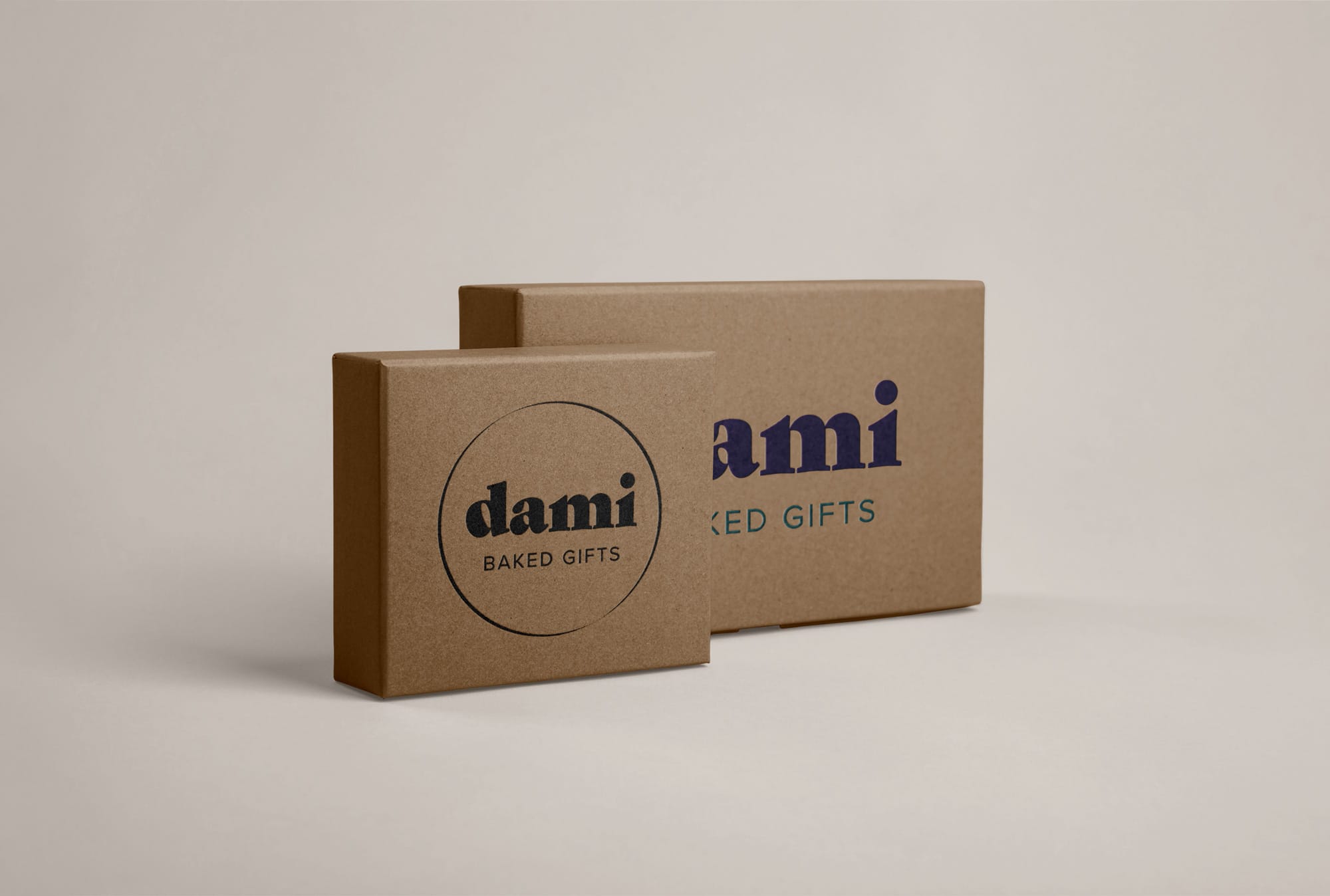 Dami Baked Gifts branding