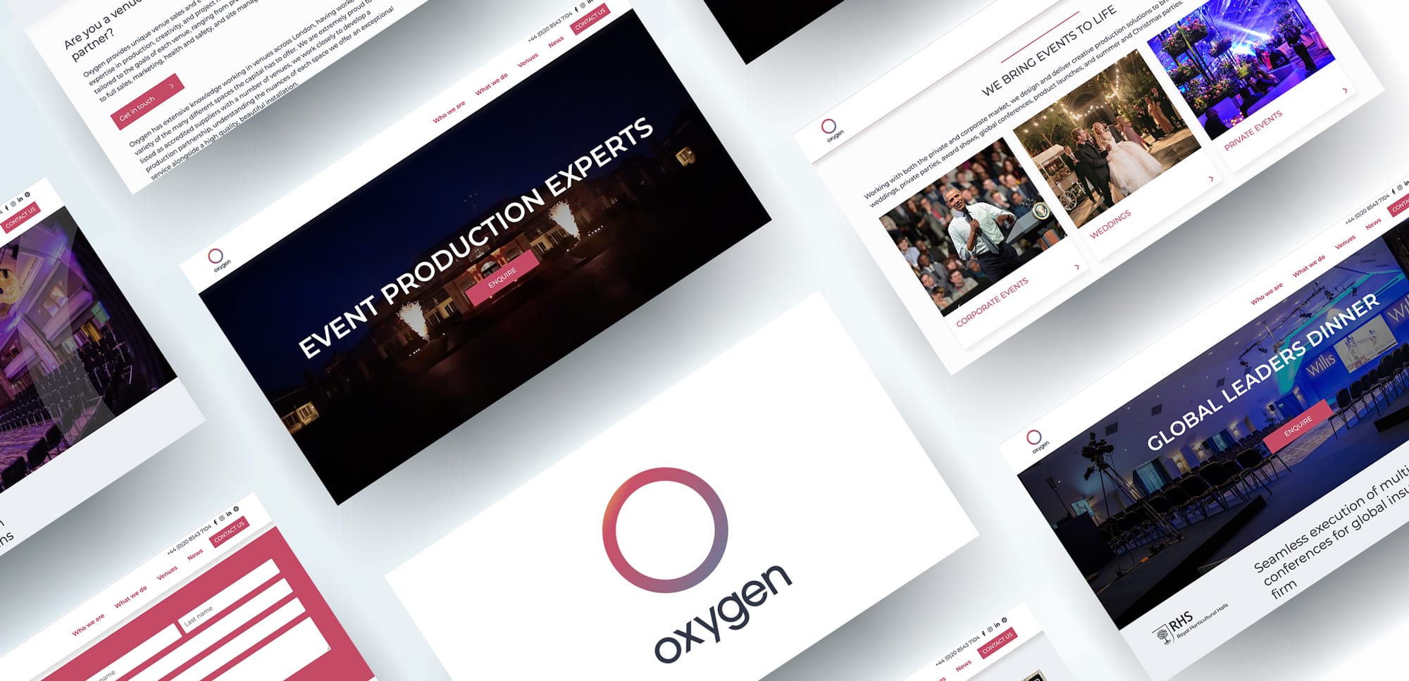 Oxygen website and rebranding